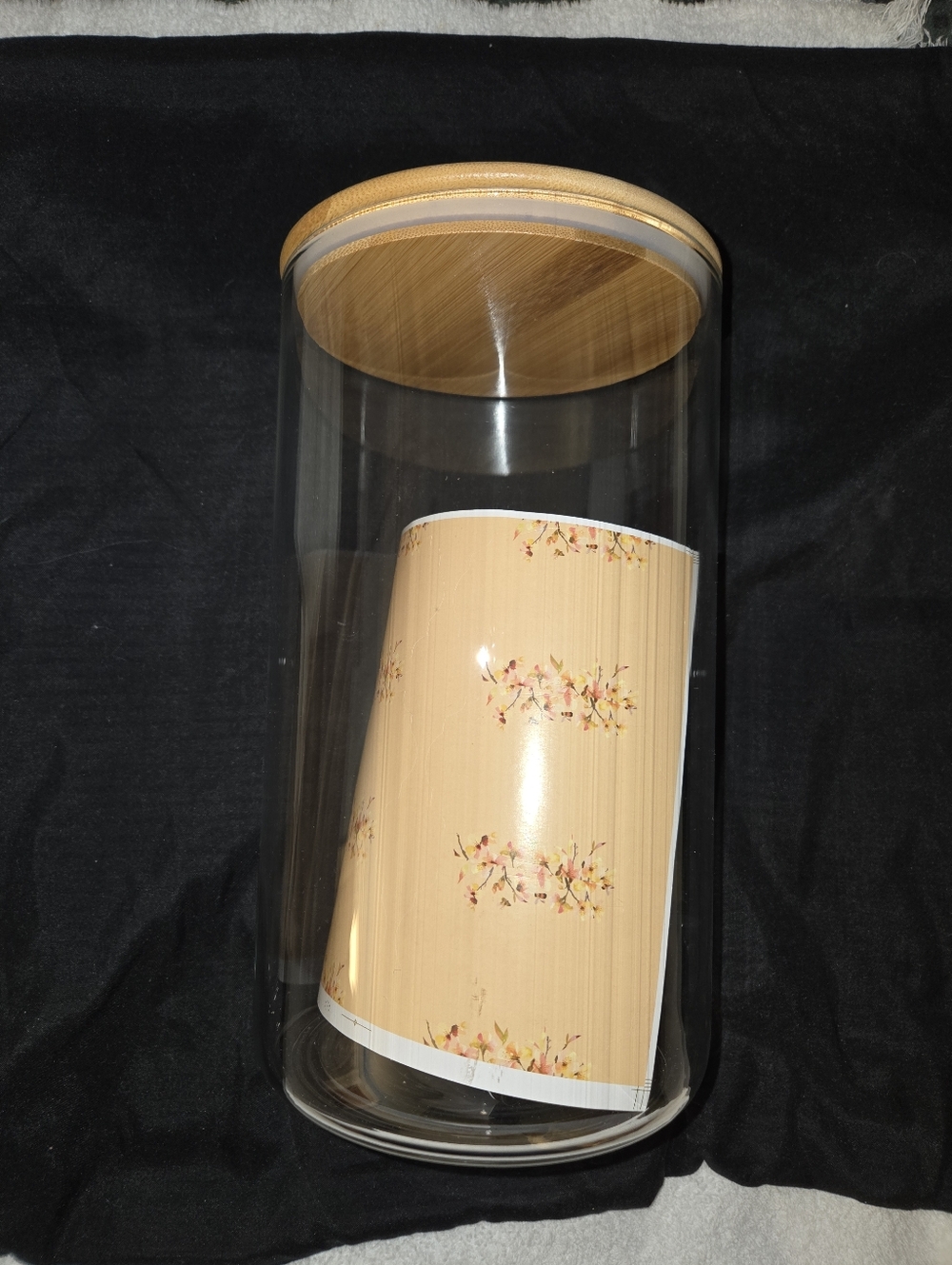 Glass Storage Jar with Bamboo Lid